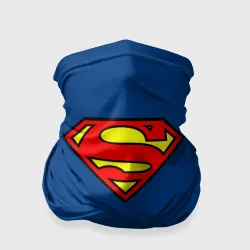 Бандана-труба 3D Superman синий костюм супергероя