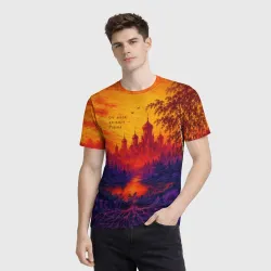 Мужская футболка 3D От лесов до небес Россия - фото 2