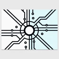Поздравительная открытка Схема печатной платы