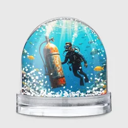 Игрушка Снежный шар Подводное приключение
