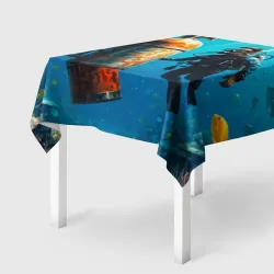Скатерть 3D Подводное приключение
