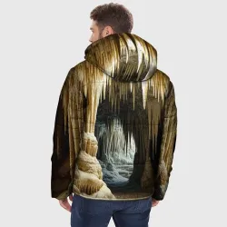 Мужская зимняя куртка 3D Подземные чудеса пещеры - фото 4