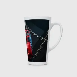 Кружка Латте Боксёрская груша на цепи - фото 2