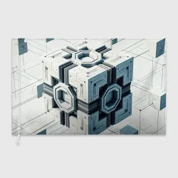 Флаг 3D Логиккуб