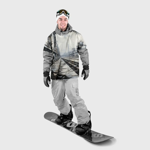 Накидка на куртку 3D Заводские будни