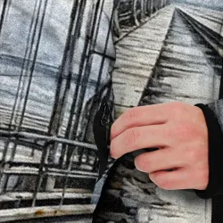 Мужская зимняя куртка 3D Заводские будни - фото 6