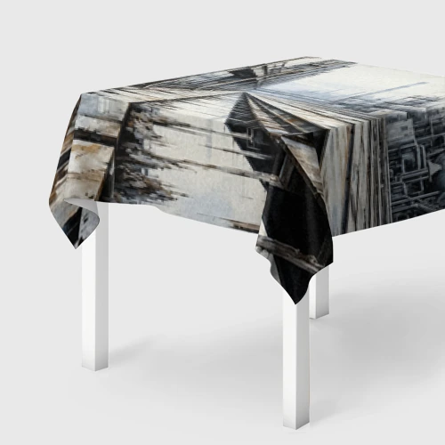 Скатерть 3D Заводские будни