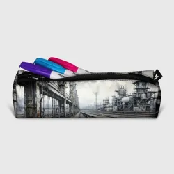 Пенал школьный 3D Заводские будни - фото 2
