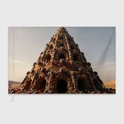 Флаг 3D Муравейник в пустыне