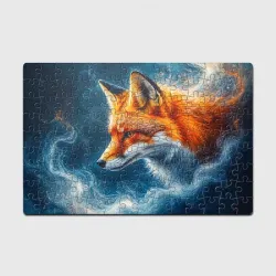 Головоломка Пазл магнитный 126 элементов Мистическая лиса