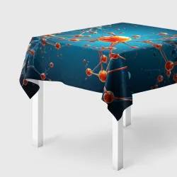 Скатерть 3D Химия в 3d