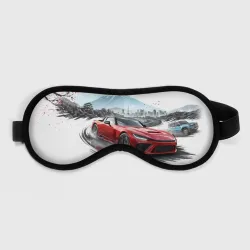 Маска для сна 3D Япония сакура и гора Фудзияма 