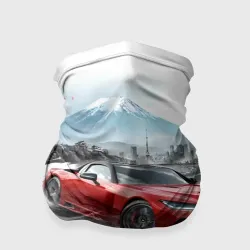 Бандана-труба 3D Япония сакура и гора Фудзияма 