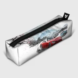 Пенал школьный 3D Япония сакура и гора Фудзияма 