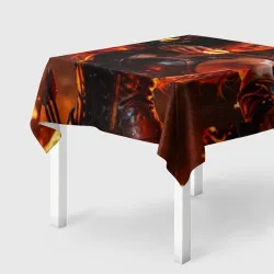 Скатерть 3D Огненная стрела