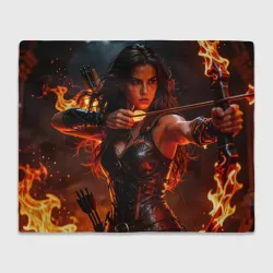 Плед 3D Огненная стрела