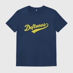 Мужская футболка хлопок Deftones - lettering