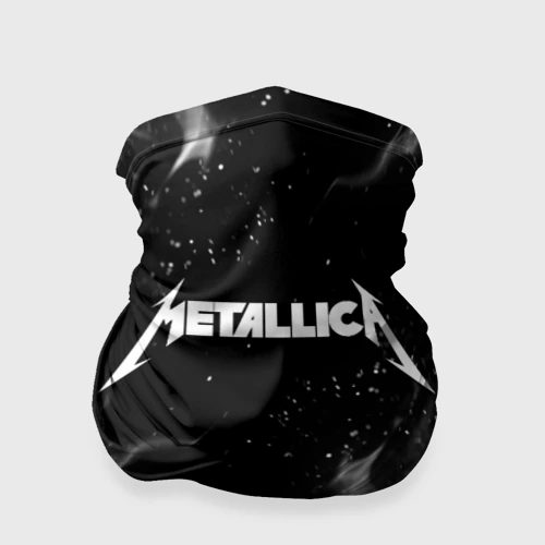 Бандана-труба 3D Metallica white fire 