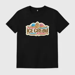Мужская футболка хлопок Summer ice cream