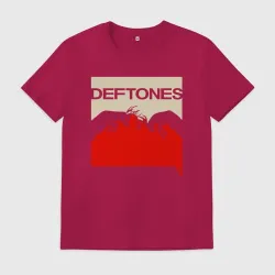 Мужская футболка хлопок Deftones - battle of the antlers