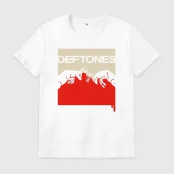 Мужская футболка хлопок Deftones - battle of the antlers