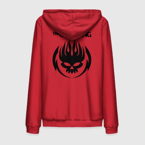 Мужская толстовка на молнии хлопок The Offspring black skull