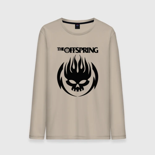 Мужской лонгслив хлопок The Offspring black skull