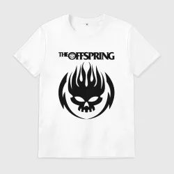 Мужская футболка хлопок The Offspring black skull