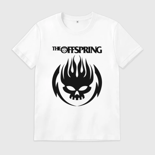 Мужская футболка хлопок The Offspring black skull