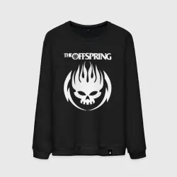 Мужской свитшот хлопок The Offspring white fire skull