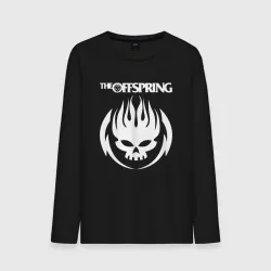 Мужской лонгслив хлопок The Offspring white fire skull