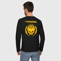 Мужской лонгслив хлопок The Offspring панк рок группа на спине - фото 2