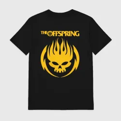 Мужская футболка хлопок The Offspring панк рок группа на спине