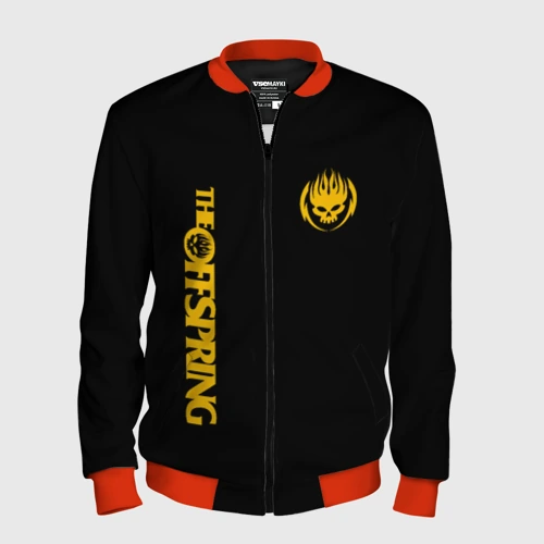 Мужской бомбер 3D The Offspring панк рок группа
