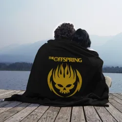 Плед 3D The Offspring yellow skull rock-band - фото 2
