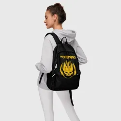 Рюкзак 3D The Offspring yellow skull rock-band - фото 4