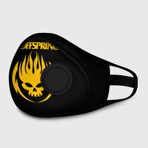 Маска из неопрена The Offspring yellow skull rock-band