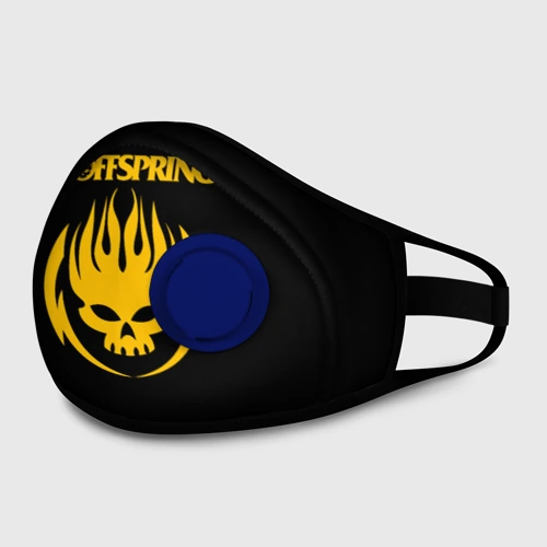 Маска из неопрена The Offspring yellow skull rock-band