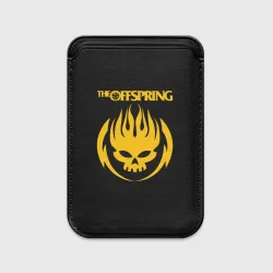 Картхолдер Magsafe магнитный The Offspring yellow skull rock-band