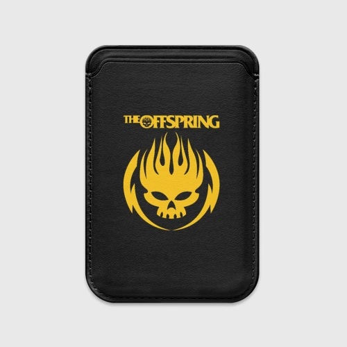 Картхолдер Magsafe магнитный The Offspring yellow skull rock-band