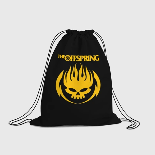 Рюкзак-мешок 3D The Offspring yellow skull rock-band