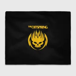 Плед 3D The Offspring yellow skull rock-band