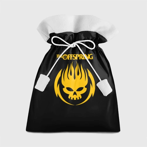 Подарочный 3D мешок The Offspring yellow skull rock-band