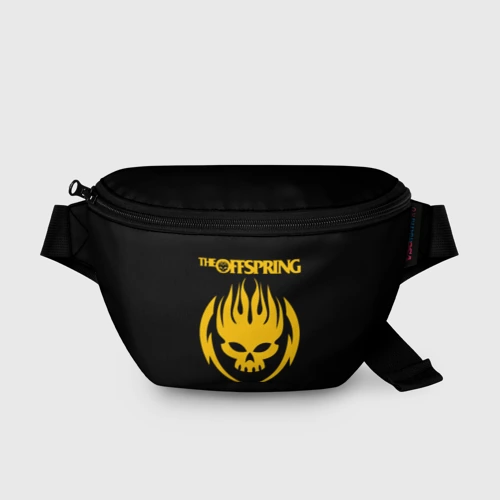 Поясная сумка 3D The Offspring yellow skull rock-band