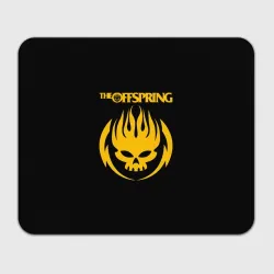 Прямоугольный коврик для мышки The Offspring yellow skull rock-band