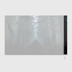 Флаг 3D Ночёвка в лесу - фото 2