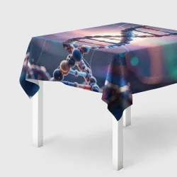 Скатерть 3D Двойная спираль ДНК