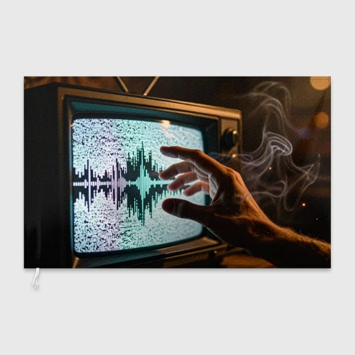 Флаг 3D Помехи на экране ТВ