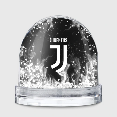 Игрушка Снежный шар Juventus white fire sport