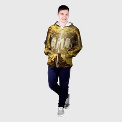 Мужская куртка 3D Блеск золота - фото 2